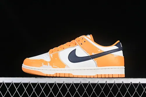 All categories Nk SB Dunk series Nk SB Dunk Low low-top sneakers Nk Dunk Low "Wear and Tear" distressed white orange SB low-top sports and leisure sneakers FN3418-100